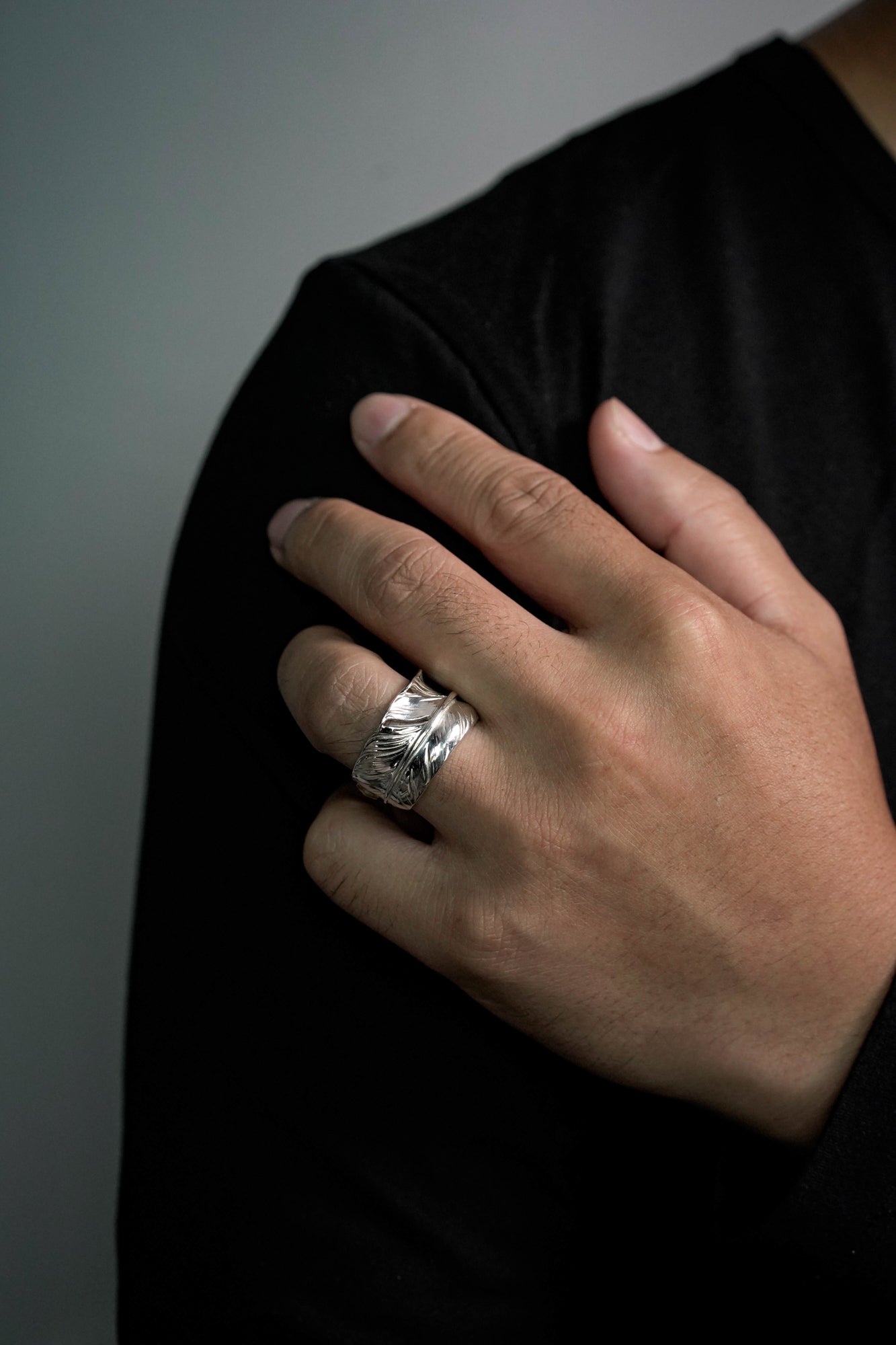 Takahashi Goro Small Feather 925 Silver Ring