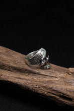 Load image into Gallery viewer, Vintage 925 Sterling Silver Gothic Skeleton Ring
