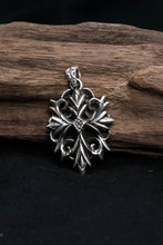 Load image into Gallery viewer, Double Cross Pendant Retro 925 Sterling Sliver
