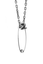 Load image into Gallery viewer, Skull Pin Pendant Retro Sterling Silver
