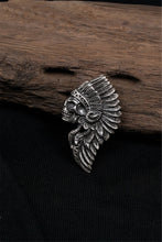 Load image into Gallery viewer, Retro Indian Chief 925 Sterling Silver Pendant
