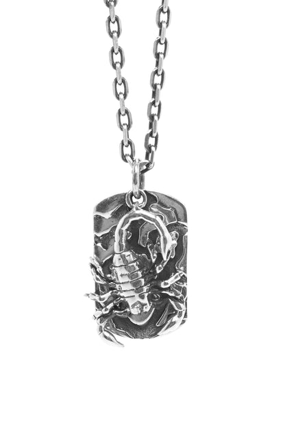 Motorcycle Wind Scorpion Pendant Retro 925 Sterling Silver