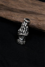 Load image into Gallery viewer, Praying Hands Antique 925 Silver Pendant
