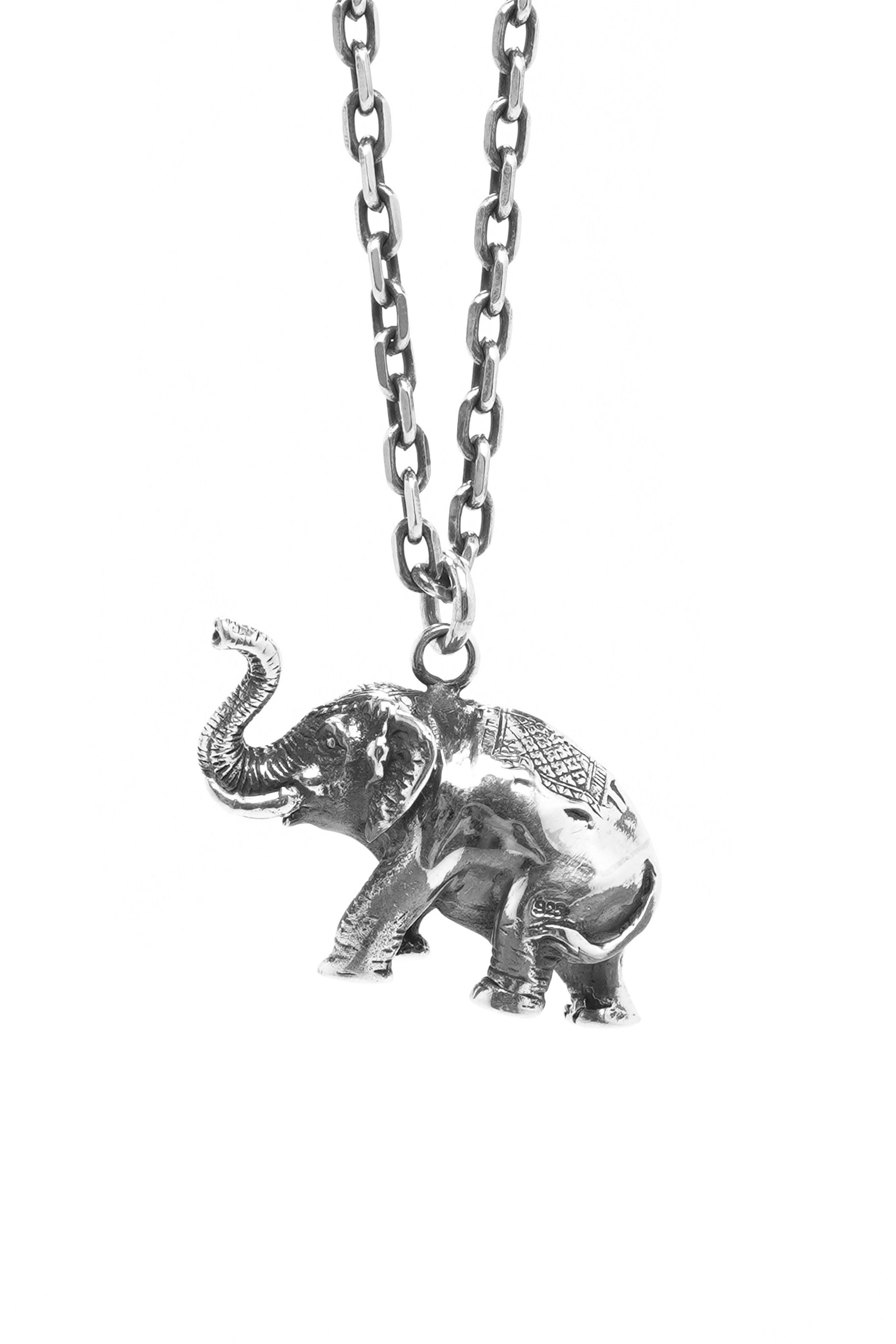 Elephant Pendant Retro 925 Sterling Silver