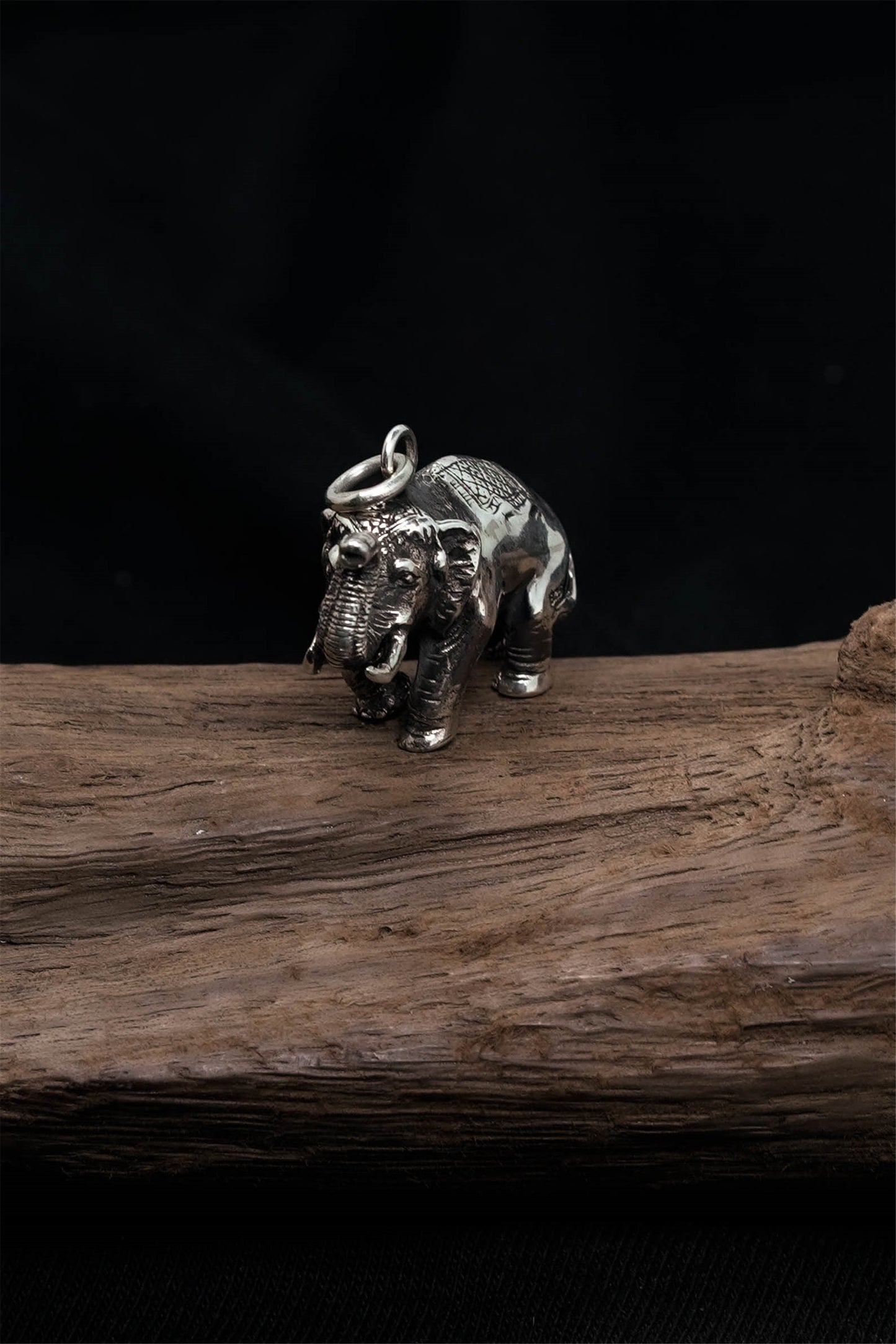 Elephant Pendant Retro 925 Sterling Silver