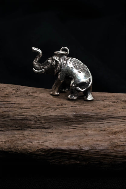 Elephant Pendant Retro 925 Sterling Silver