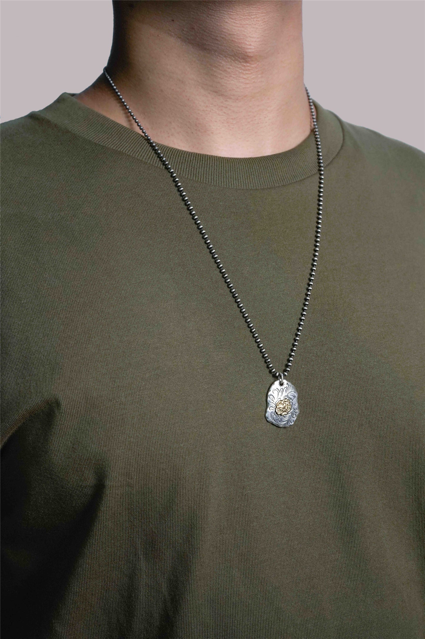 Japan Takahashi Goro Clover Spoon 925 Silver Pendant