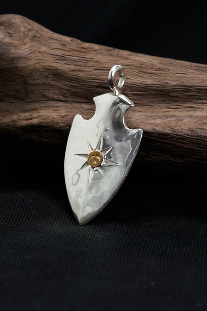 Arrowhead with Sun Pendant