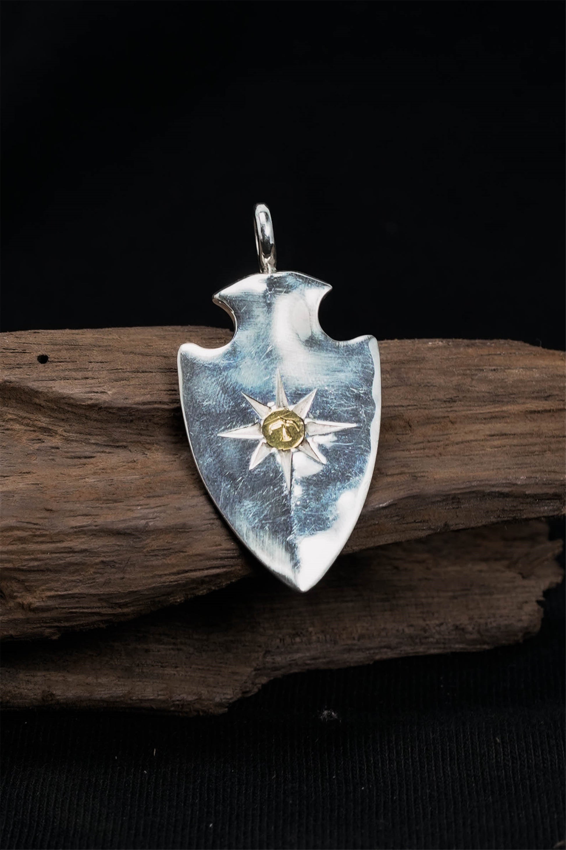 Arrowhead with Sun Pendant