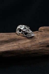 Retro Skull 925 Sterling Silver Pendant