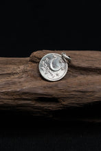 Load image into Gallery viewer, Retro 925 Sterling Silver Coin Pendant
