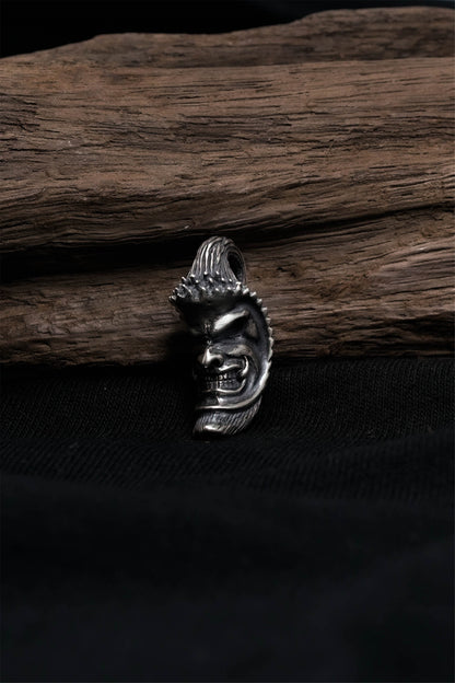 Retro 925 Sterling Silver Moon Fashion Pendant