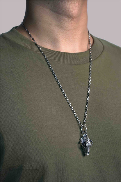 Animal Skull Fashion 925 Sterling Silver Pendant