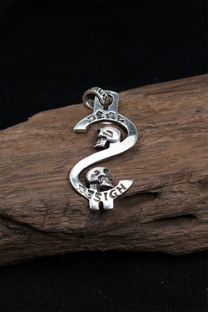 Retro Silver Dollar Pendant