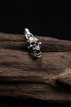 Load image into Gallery viewer, Skull Pendant Retro Sterling Silver
