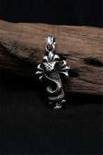 Load image into Gallery viewer, Snake Cross Pendant Retro 925 Sterling Silver
