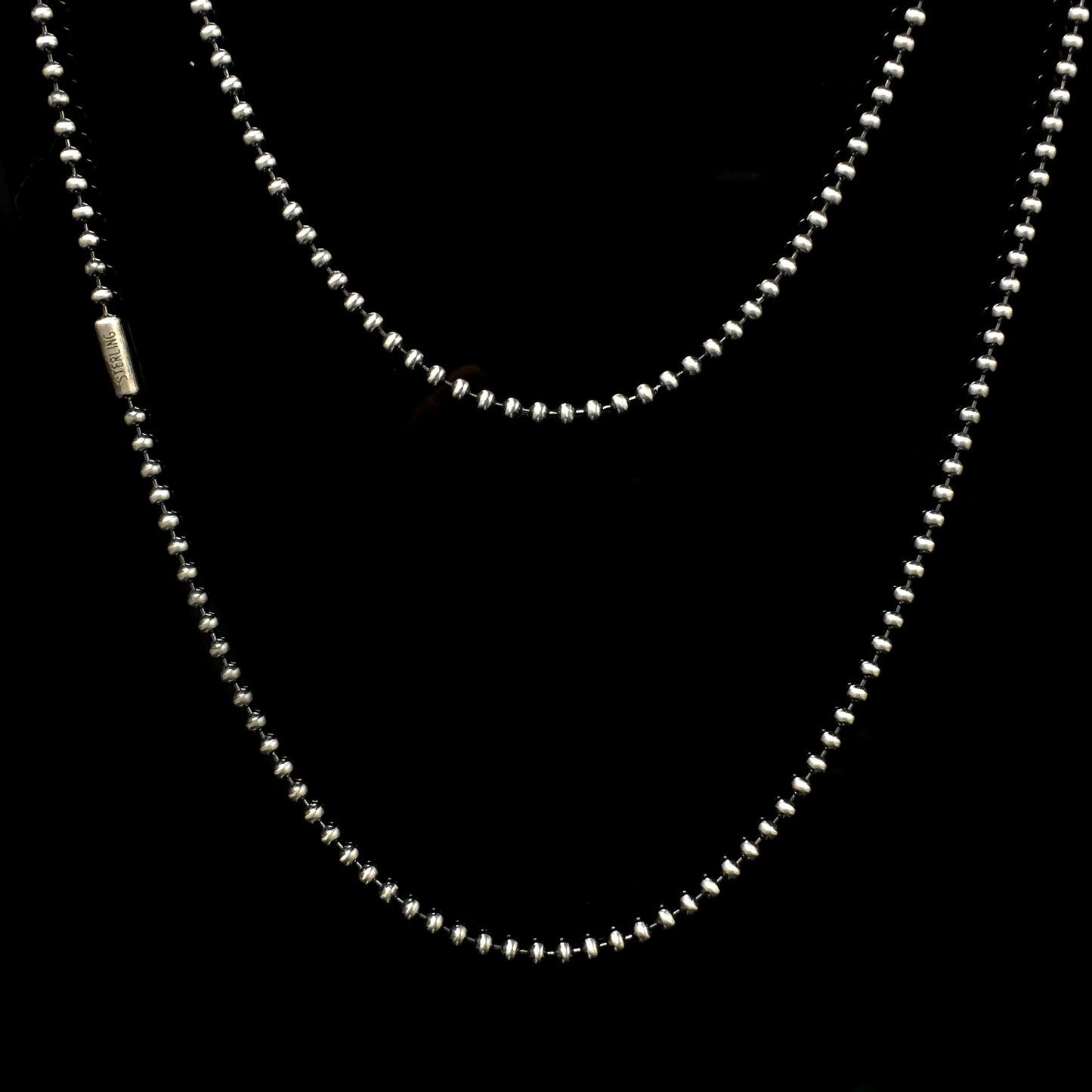 925 Sterling Silver Ball chain