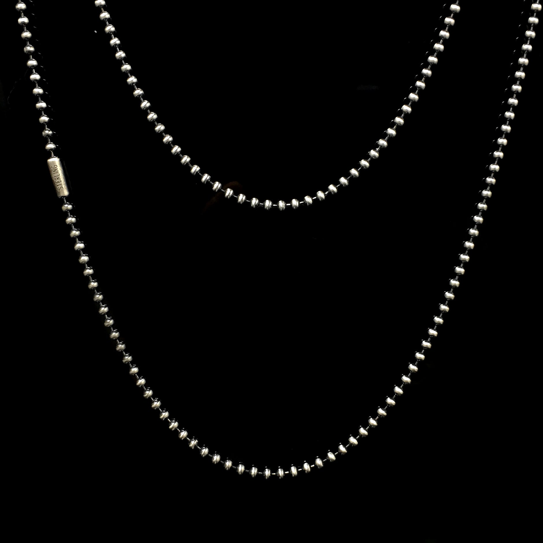 925 Sterling Silver Ball chain