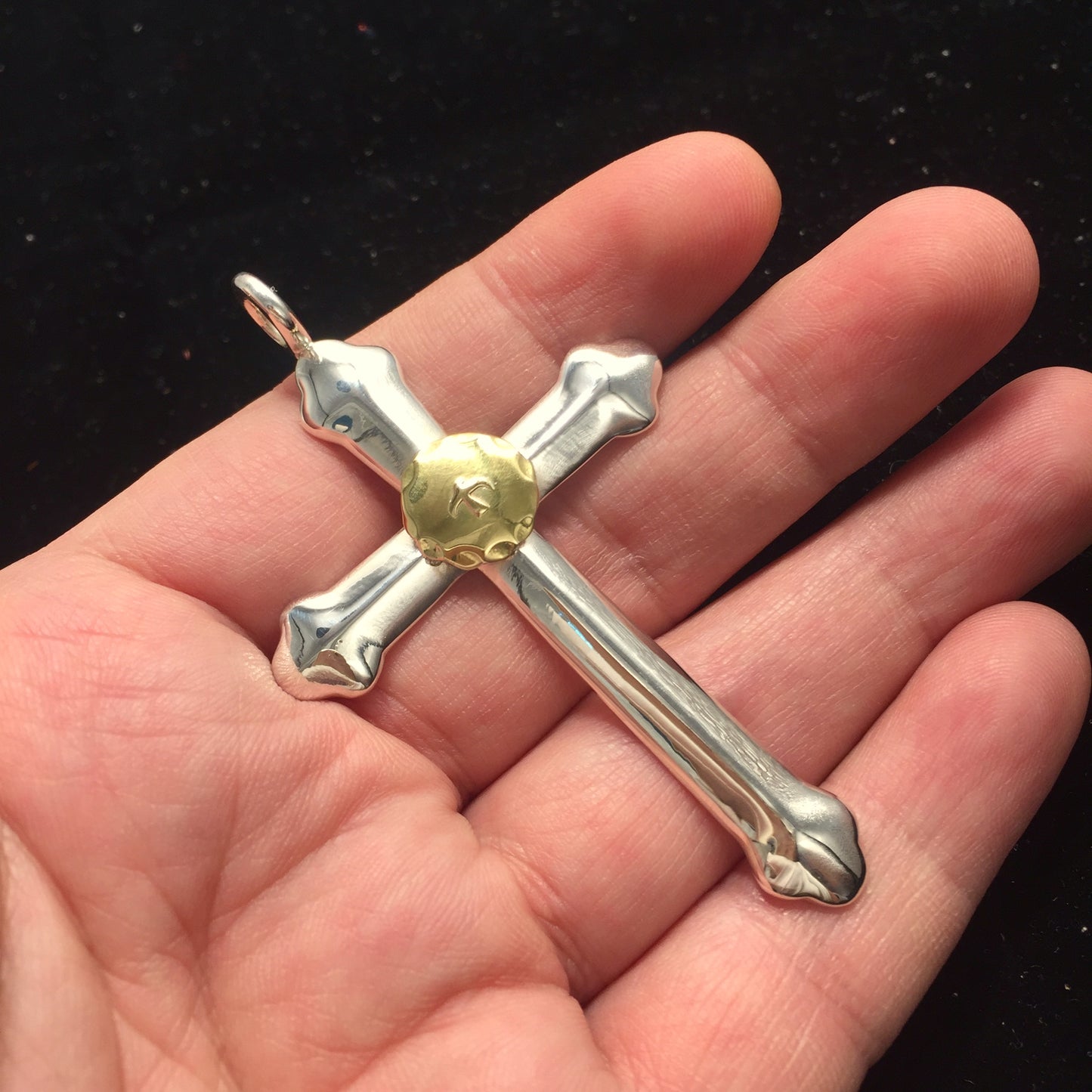 Japan Takahashi Goro Cross 925 Silver Pendant