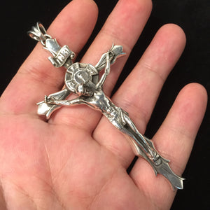 Jesus Cross 925 Silver Pendant