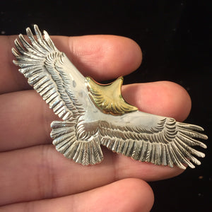 925 Silver Eagle Pendant Takahashi Goro