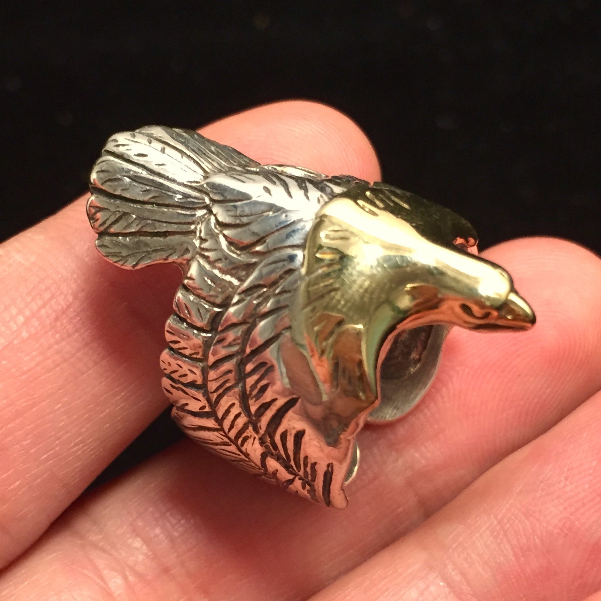 Takahashi Goro 925 Sterling Silver Eagle Ring