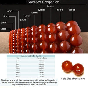 Matted Beads Bracelet Genuine Gemstone Round Beaded Crystal Bracelet (7.5 Inches)