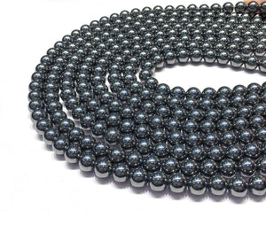 Natural TeraHertz  Round Healing & Energy Gemstone Loose Beadsfor DIY Jewelry Making DesignAAA Quality 4mm 6mm 8mm 10mm