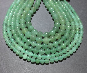 Natural Green Adventurine Jade round beads Healing Gemstone Loose Beads for DIY Jewelry MakingAAA Quality 4mm 6mm 8mm 10mm