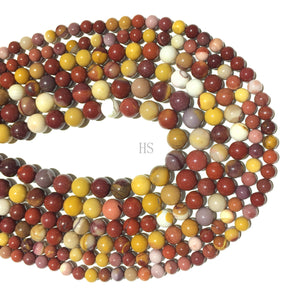 Natural Mookaite Beads Healing Energy Gemstone Loose Beads for DIY Jewelry Making AAA Quality 4mm 6mm 8mm 10mm 12mm