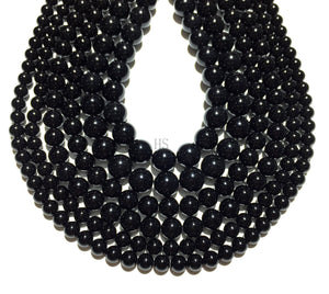 Natural Black Onyx Round Stone Beads Healing Gemstone forDIY Jewelry Making & Beadwork Design AAA Quality 6mm 8mm 10mm