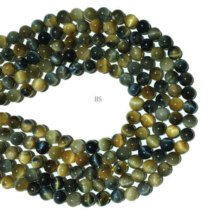 Natural Mix Honey Tiger Eye Round Beads Healing Gemstone Loose Beads  for DIY Jewelry Making AAA Quality 6mm 8mm 10mm 12mm