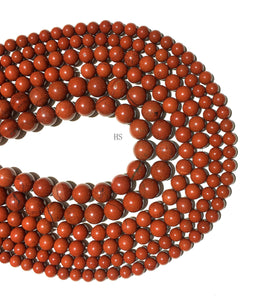 Natural Red Jasper Round Beads Healing Energy Gemstone Loose Bead  for DIY Jewelry MakingAAA Quality 4mm 6mm 8mm 10mm 12mm
