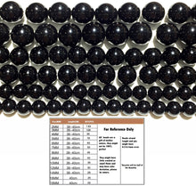 Load image into Gallery viewer, Natural Black Onyx Round Stone Beads Healing Gemstone forDIY Jewelry Making &amp; Beadwork Design AAA Quality 6mm 8mm 10mm
