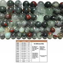 Load image into Gallery viewer, Natural Africa Bloodstone Beads Healing Gemstone Loose Beads  for DIY Jewelry Making AAA Quality 6mm 8mm 10mm 12mm
