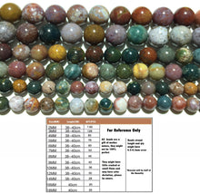 Load image into Gallery viewer, Natural Indian Agate Round Beads Healing Gemstone Loose Beads  for DIY Jewelry Making AAA Quality 4mm 6mm 8mm 10mm 12mm
