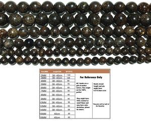 Natural Bronzite Beads Healing Energy Gemstone Loose Beads  for DIY Jewelry MakingAAA Quality 4mm 6mm 8mm 10mm 12mm
