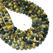 Load image into Gallery viewer, Natural Mix Honey Tiger Eye Round Beads Healing Gemstone Loose Beads  for DIY Jewelry Making AAA Quality 6mm 8mm 10mm 12mm
