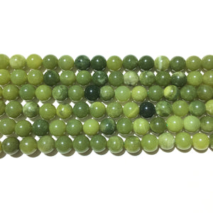 Natural Green Jade Round Beads Healing Gemstone Loose Bead  for DIY Jewelry Making AAA Quality 6mm 8mm 10mm 12mm