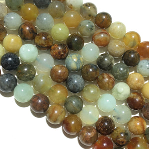Natural Fire New Jade Bead Healing Mala Gemstone Spacer Loose Bead  for DIY Jewelry MakingAAA Quality 6mm 8mm 10mm 12mm