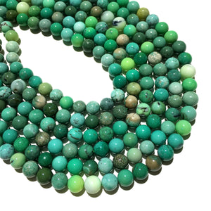 Natural Green Chrysophrase Beads Healing Gemstone Loose Bead for DIY Jewelry MakingAAA Quality  6mm 8mm 10mm 12mm