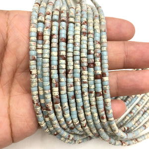 Natural Sediment Jasper HeiShi Shape Beads Healing Energy Gemstone Loose Beads for DIY Jewelry Making Design  AAA Quality 2X4MM