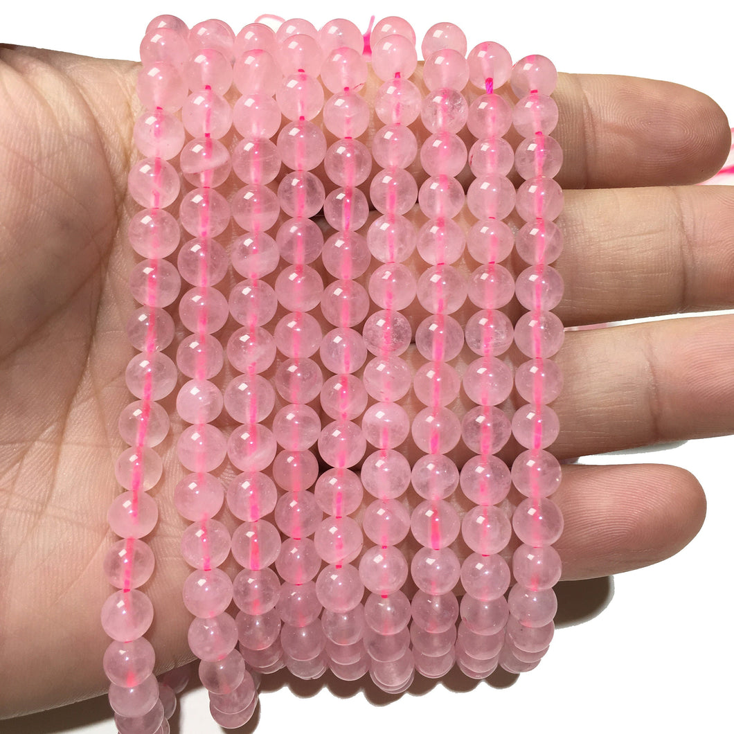 Natural Pink Rose Quartz Round Beads Wholesale Price Energy Gemstone Loose Beads  for DIY Jewelry Making AAA Quality 8mm 10mm