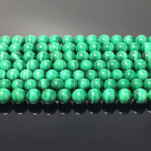 Load image into Gallery viewer, Natural Green Malachite Highly Polished Round Beads Energy Gemstone Loose Beads for DIY Jewelry MakingAAAAA Best Quality
