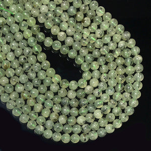 Natural Green Prehnite Round Beads Healing Energy Gemstone Loose Beads for DIY Jewelry MakingAAA Quality 6mm 8mm 10mm