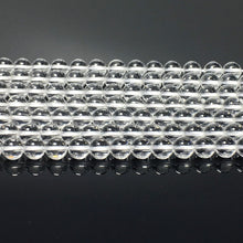 Load image into Gallery viewer, Natural Clear Crystal Quartz Round Beads Energy Gemstone Loose Beads  for DIY Jewelry MakingAAAAA Quality 6mm 8mm 10mm 12mm
