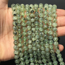 Load image into Gallery viewer, Natural Green Prehnite Round Beads Healing Energy Gemstone Loose Beads for DIY Jewelry MakingAAA Quality 6mm 8mm 10mm
