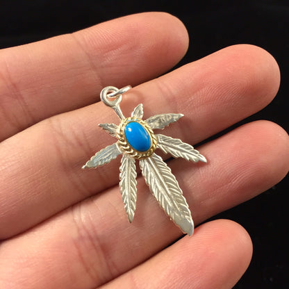 Maple Leaf Pendant 925 Sterling Silver