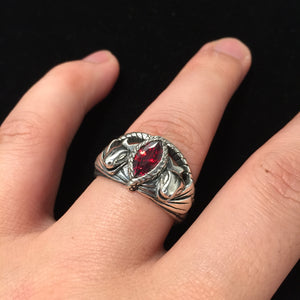 Snakes Retro 925 Sterling Silver Ring